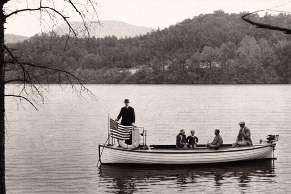Boat on Lake Lanier.