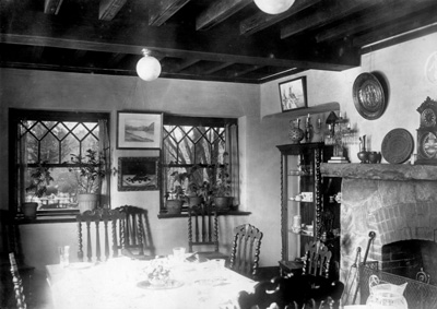 Charles Erskine's dining room in First Lynncote
