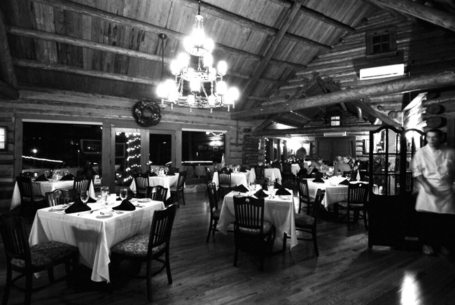 Interior of the Tea House.