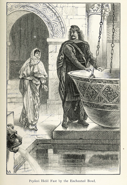 Pryderi and the enchanted bowl