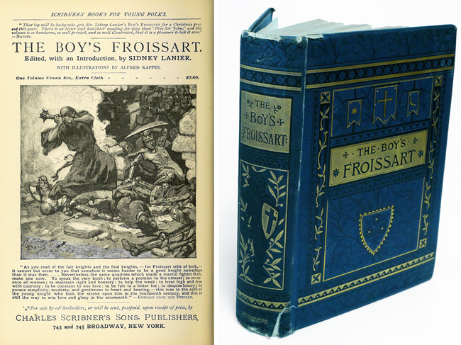 Cover and ad of The Boys Froissart
