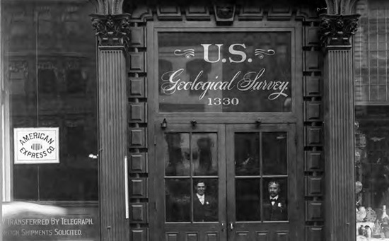 Cropped photo of Hooe building topographers worked out of in Washington