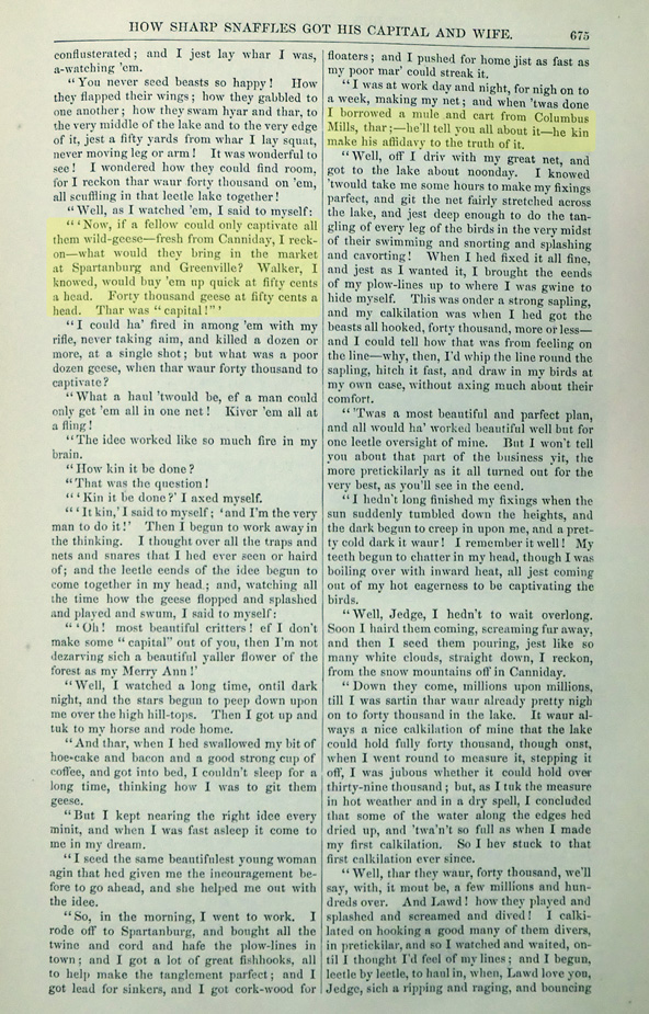 Sharp Snaffles page 675