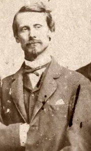 Photo of Sheppard as a soldier in 1870