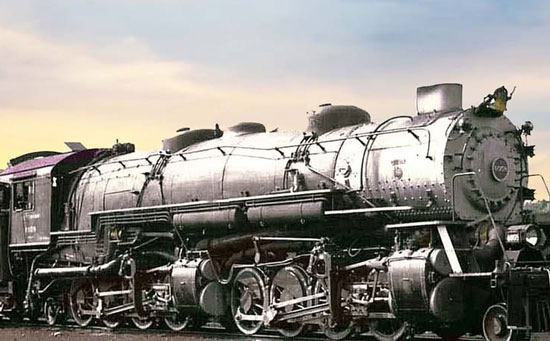 Cropped photo of 1938 locomotive
