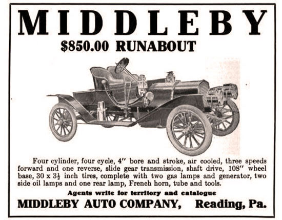 Middleby car ad